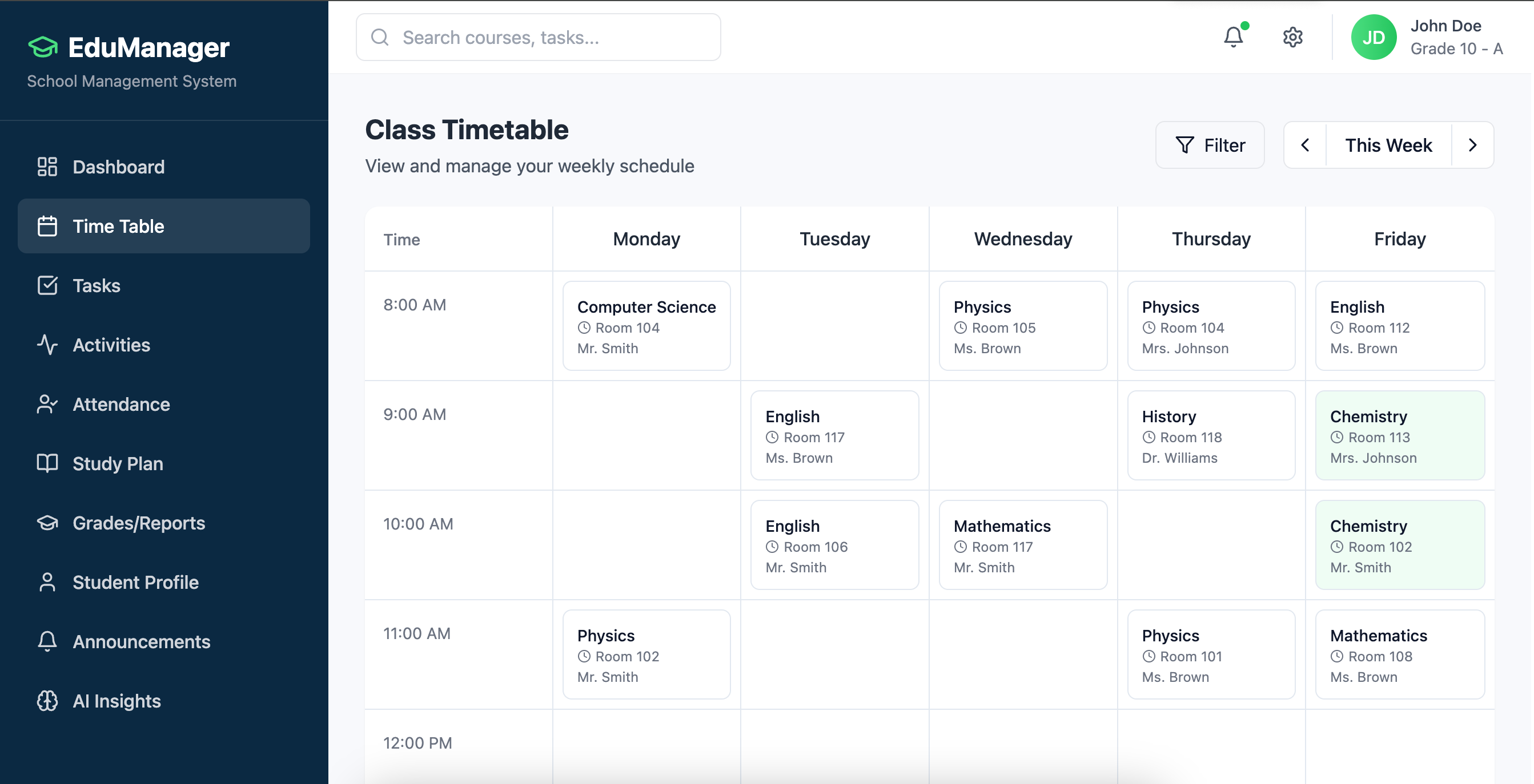 build a calendar app with AI